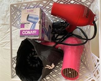 Hair dryers and other health and beauty items