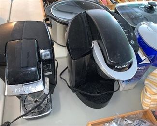 3 different Keurigs 