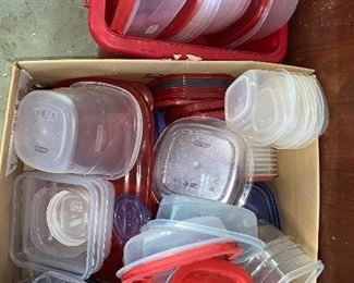 Tons of kitchen storage containers