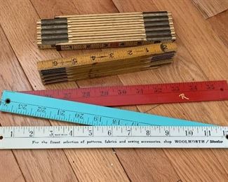 folding yard sticks