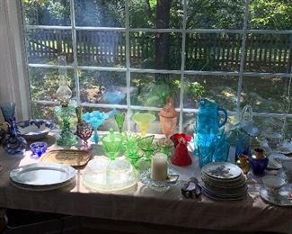 Antiques and collectible glassware