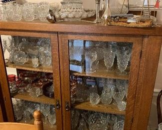 Large Mission Oak cabinet