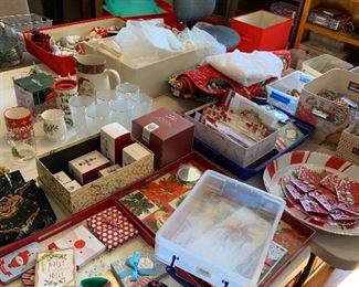 bonus room Christmas village