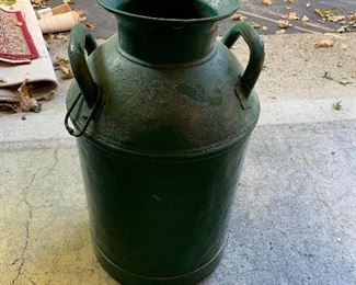 painted milk can