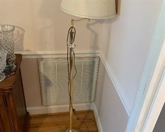 several floor lamps