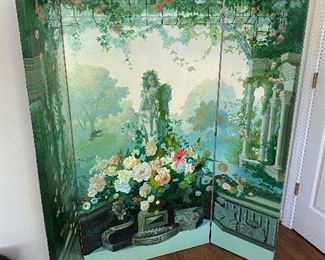 Painted wall screen