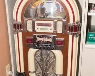 Spirit of St. Louis Jukebox-Radio, CD Player.  Made by Polyconcept