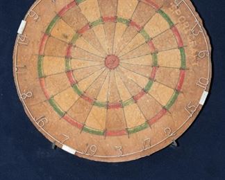 Vintage Cork Dart Board