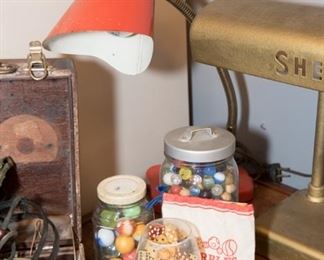 Vintage Marbles and Dice