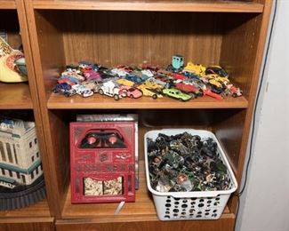Collection of Diecast Cars and Toys