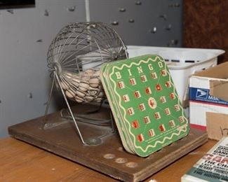 Vintage Bingo Games with Cards