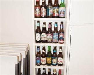 Collection of Beer Bottles and Cans