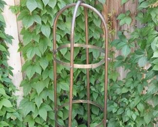 Garden Obelisk with Bird