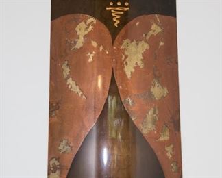 Evans Copper Heart Wall Installation