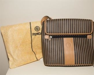 Vintage Fendi Signature Stripe Handbag