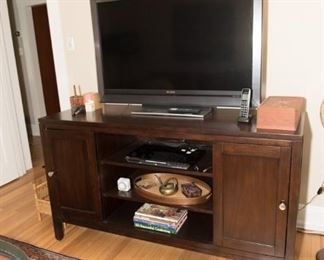 Espresso 2 Door Media Stand