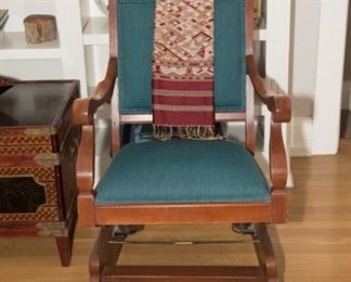 Antique Victorian Platform Rocker