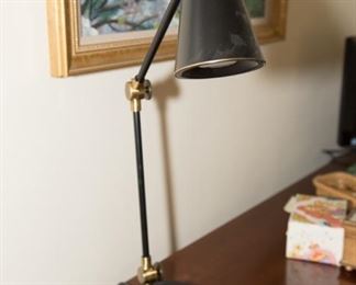 Adjustable Head Black Desk Lamp