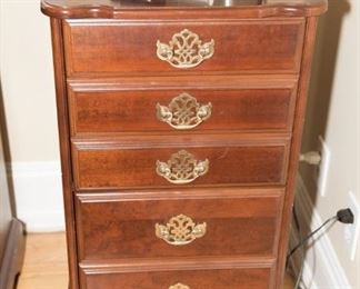 Queen Anne Style Cherry Jewelry Box