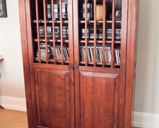 2 Door Media Storage Cabinet