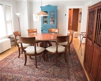 Canadel Round Dining Table w/6 Chairs