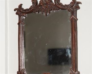 Vintage Wooden Hand Carved Mirror