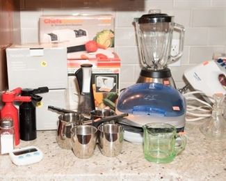 Blender, Salt and Pepper Shakers and Other Appliances