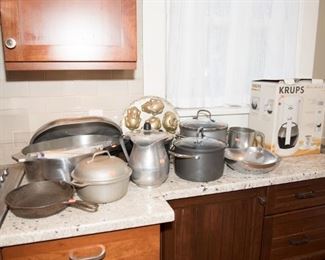 LodgeCast Iron, Cuisinart Pots and Krups Coffee Pot