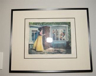 "Snow White"  Lithograph