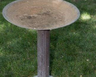 Metal Birdbath