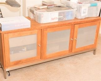 Blonde Media Cabinet 