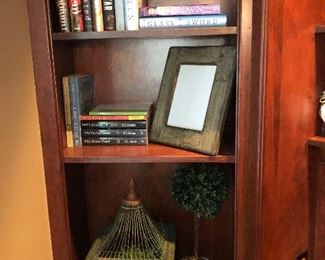 SOME OF THE BOOKS AND DECOR