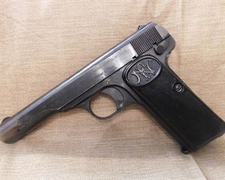 Nazi Marked FN Browning Pistol(S.N. 92166)