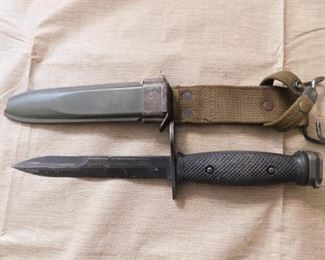 U.S. M7 Bayonet and Scabbard for M16(BOC Maker)