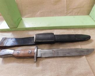 WW2 U.S. Fighting Knife(Ross Bayonet Conversion)