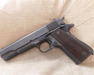 1944 U.S, Model 1911 A1 Remington Rand Military 45(SN 1808782)