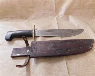 Collins No. 18 V44 Survival Knife and Sheath