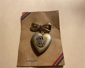 WW2 Sterling Sweetheart Brooch