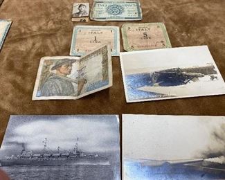 Military Post Cards and Ephemera