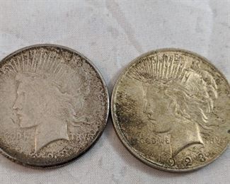 1923 Peace Dollars