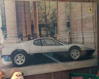 Vintage Ferrari Poster