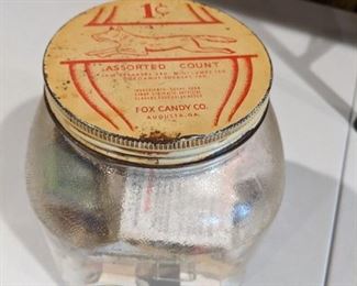 Vintage Fox Candy Jar