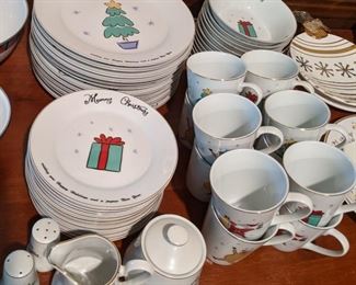 Merry Brite Christmas Dishes