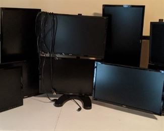 Family removed two sets of 4 monitors. 2 monitors are still available.