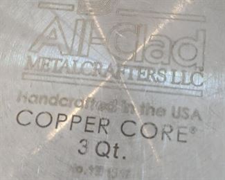 All Clad Copper Core Cookware