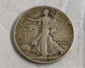  1942 Walking Liberty Half Dollar