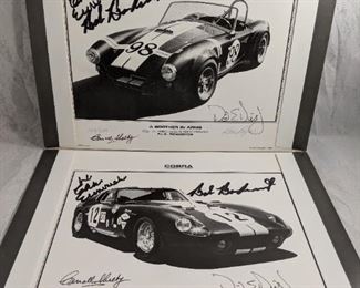Carroll Shelby Signed Prints