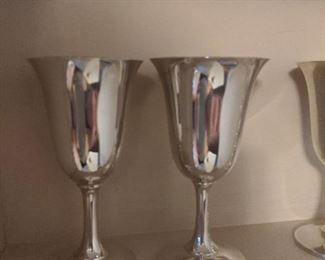 12 Wallace  14 sterling silver goblets