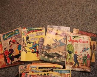 Vintage comics and magazines 
Superman