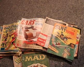 vintage comics and magazines 
